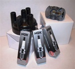 Tune-up Kit #1. Distributor Cap, Distributor Rotor, Spark Plugs (1 set)